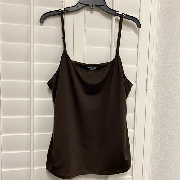 Lane Bryant Tops - Lane Bryant Chocolate Brown Camisole 18/20